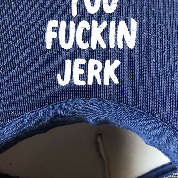 Vintage Mesh Trucker You Piss Me Off You Jerk Lyrics Snapback Hat Baseball Cap - Picture 2 of 13